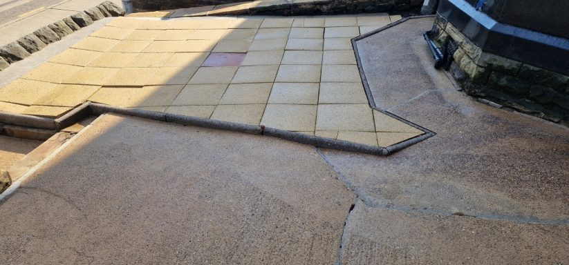 Clean Patio by admiral pressure wash
